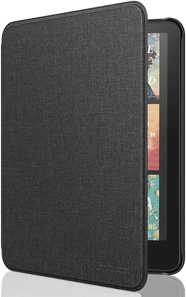 Moko Case for All-new 7" Kindle Paperwhite (12th Generation-2024) and Kindle Colorsoft Signature Edition 2024, Lightweight Shell Cover with Auto Wake/Sleep for Kindle Paperwhite 2024, Denim Black - Image 1