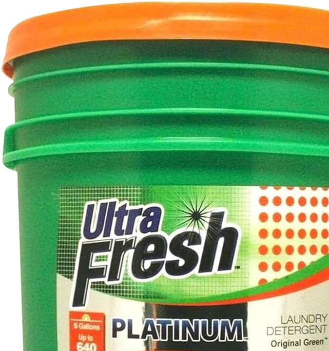 Ultra Fresh 3X Platinum 5 Gallon Laundry Detergent Liquid for All Machine Types with Easy Dispensing Pump, Up to 640 Loads, Original Green (2 Pack) - Image 9