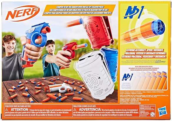 Nerf N Series Backyard Triple Pack, Includes 3 Flex Blasters, 3 Targets, 30 N1 Darts, Ages 8+ (Amazon Exclusive) - Image 5