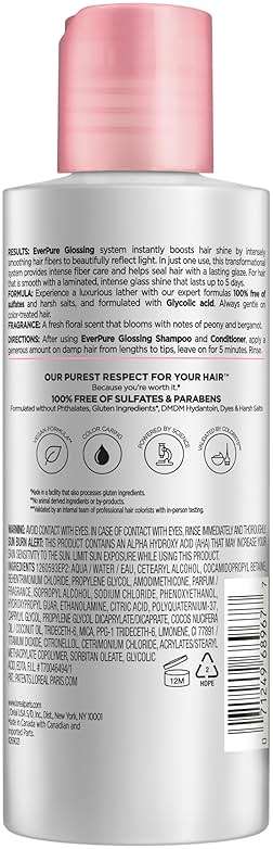 L'Oreal Paris Glossing Lamination Hair Mask with Glycolic Acid, Hair Treatment for Lasting Shine and Smoothness for Dull, Dry Hair, EverPure, 5.1 Fl Oz - Image 11