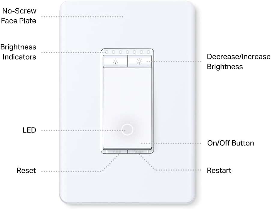 TP-Link Tapo Smart 3 Way Dimmer Switch KIT, Matter Compatible, Energy Monitoring, Neutral Wire Required, Works with Alexa, Siri, Google Home, SmartThings, UL Certified, 2.4GHZ Wi-Fi, Tapo S515D KIT - Image 12