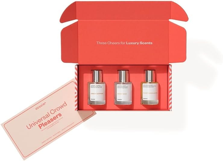Dossier - Universal Crowd Pleasers Trio Set - 3 x Eau de Parfum 1.7 fl oz (50ml) - Long-Lasting Designer-Inspired Fragrance Gift Set - Product Image