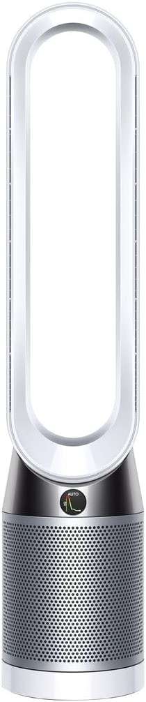 Dyson Pure Cool Purifier Fan TP4A remote controlled purifying fan with HEPA filtration (White and Silver), Standard (Renewed) - Image 1