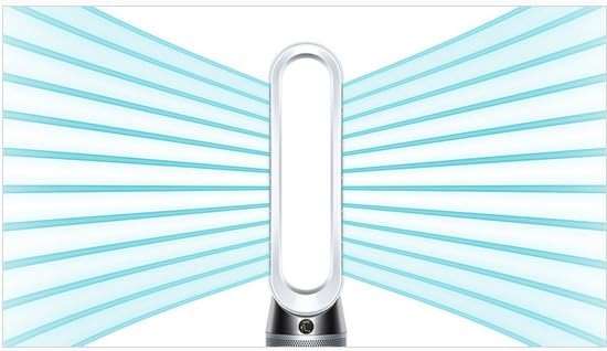 Dyson Pure Cool Purifier Fan TP4A remote controlled purifying fan with HEPA filtration (White and Silver), Standard (Renewed) - Image 7