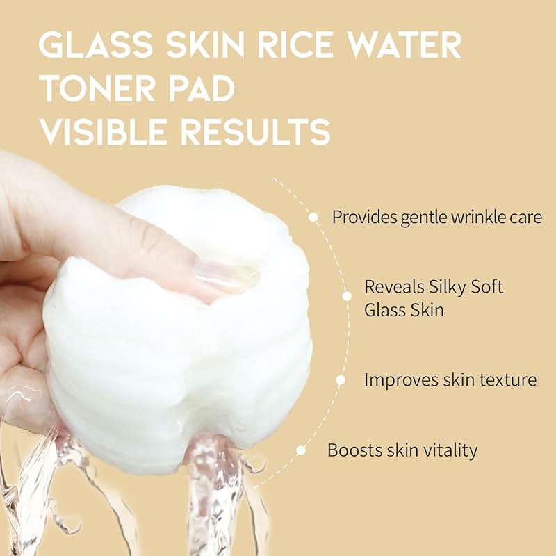 Toner Pads for Dry Dull Sensitive Skin Korean, #OOTD Retinol Ceramides Strengthen Skin Barrier Smoothing Hydrating, Toner Pad 70Pads 4.05oz 120ml - Image 5