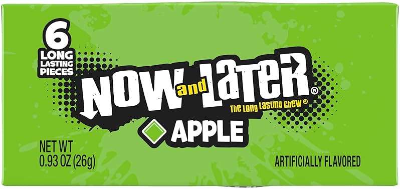Now & Later Taffy Candy, 10 Fruit Flavors, Individually Wrapped Taffy Candy - Image 7