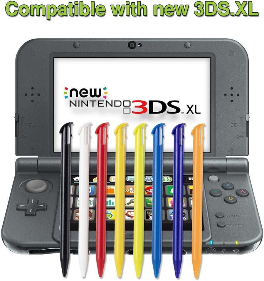 Mart Cobra New Nintendo 3DS XL Stylus 10 Pack - New 3DS XL Accessories - 10 Colorful Small Stylist Pencils - Compatible with Original New 3DS XL Games - Image 2