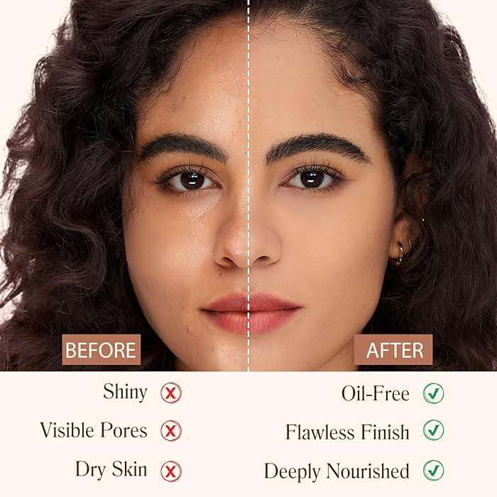 Color Changing Foundation Concealer Cover Cream Liquid Base Flawless Full Coverage Natural Foundation Makeup Moisturizing Fluid for All Skin SPF15 (#2, 30ml) - Image 9