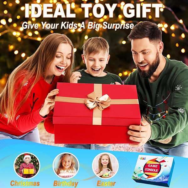 32 Bit Handheld Games for Kids Preloaded 139 Video Games, Portable Video Gaming Player with 3.0" IPS Screen and Rechargeable Battery, Mini Travel Games Electronic Gifts Toys for Boys Girls, Blue - Image 7