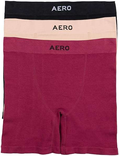 AEROPOSTALE Women's 3-Pack Seamless Boxer Briefs Underwear Bike Shorts for Women - Image 2