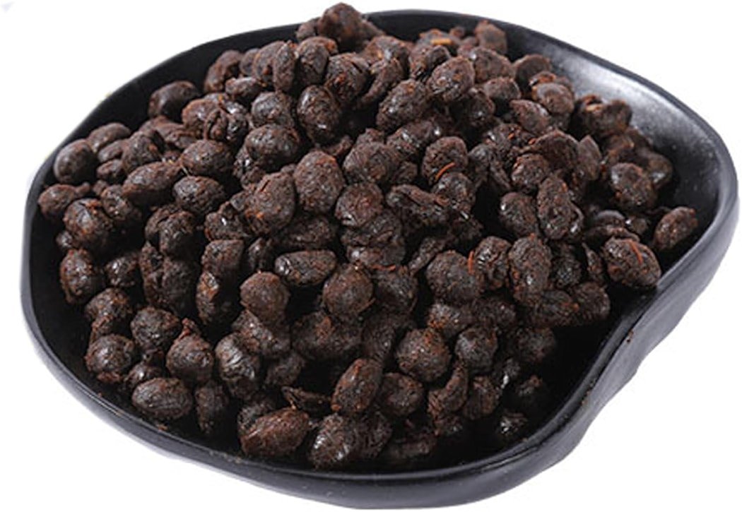 fermented black bean 500g,Dried black beans,Bean drum sauce,Soybean drum, Tempeh is a traditional Chinese characteristic fermented bean product seasoning. Tempeh ,dried black beans Original cooking black beans dried black bean sauce - Product Image