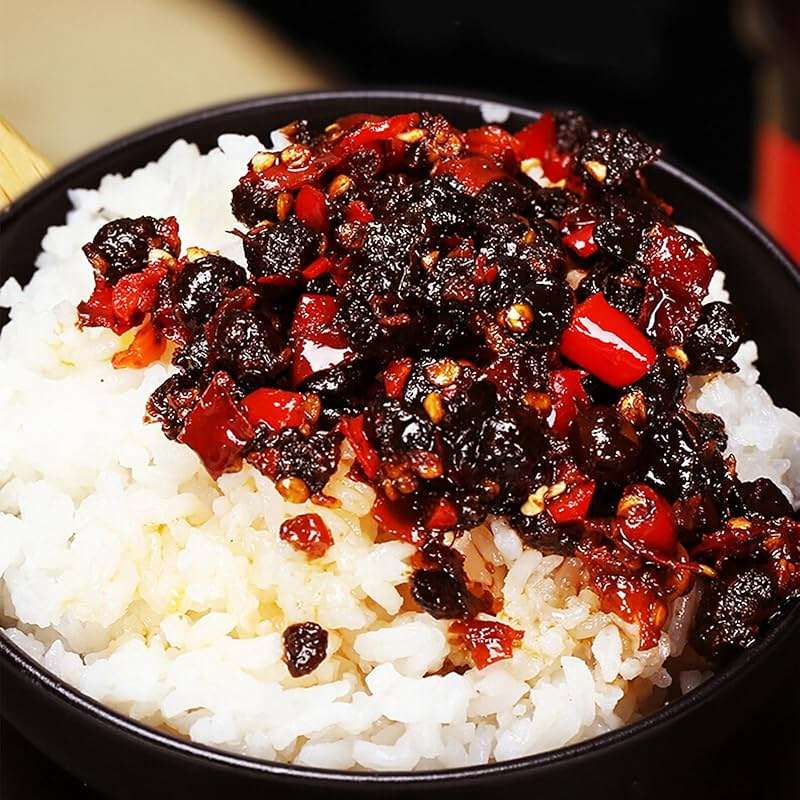 fermented black bean 500g,Dried black beans,Bean drum sauce,Soybean drum, Tempeh is a traditional Chinese characteristic fermented bean product seasoning. Tempeh ,dried black beans Original cooking black beans dried black bean sauce - Image 5