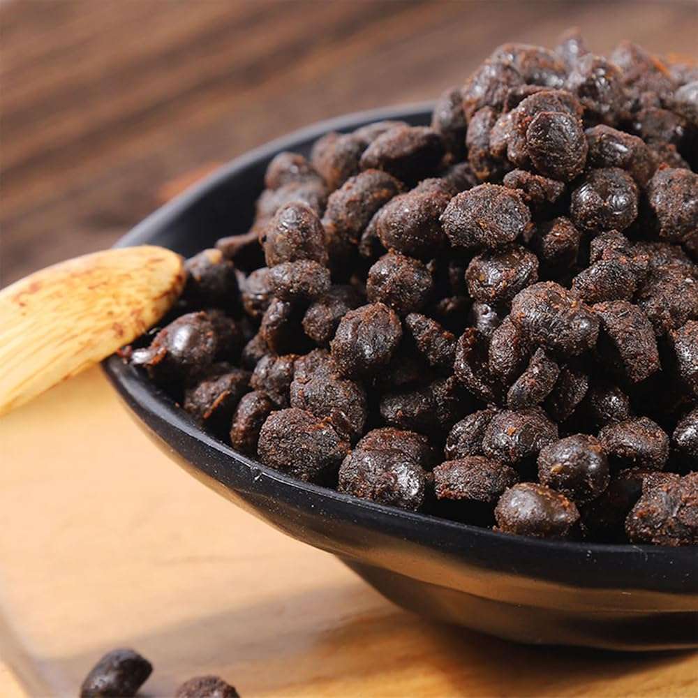fermented black bean 500g,Dried black beans,Bean drum sauce,Soybean drum, Tempeh is a traditional Chinese characteristic fermented bean product seasoning. Tempeh ,dried black beans Original cooking black beans dried black bean sauce - Image 7