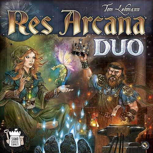 Res Arcana Duo Board Game - Strategic Two-Player Duel! Expandable Game System, Fantasy Adventure Game for Kids & Adults, Ages 14+, 2 Players, 20 Min Playtime, Made by Sand Castle Games - Image 2