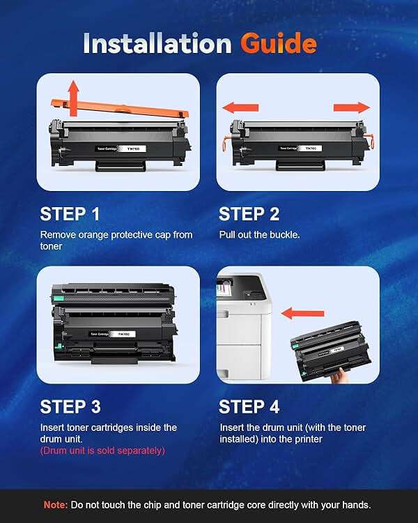 Skydo TN760 Toner Compatible for Brother TN 760 Brother Toner Cartridge TN-760 TN-730 Cartridge Work with MFC-L2710DW MFC-L2750DW HL-L2350DW HL-L2370DW DCP-L2550DW HL-L2395DW Printer 760 (4 Black) - Image 4
