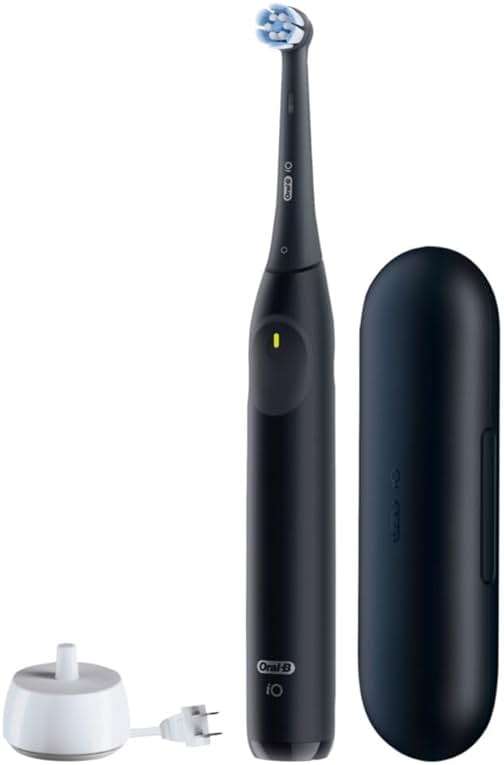 Oral-B iO Series 2 Limited Simple Clean Rechargeable Electric Toothbrush for Adults, Night Black, 3 Modes, Automatic Pressure Sensor for Gum Care, Travel Case - Image 13