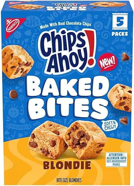 CHIPS AHOY! Baked Bites, Blondie, 5 - 1.5 oz Snack Packs (5 Bites per Pack) - Product Image