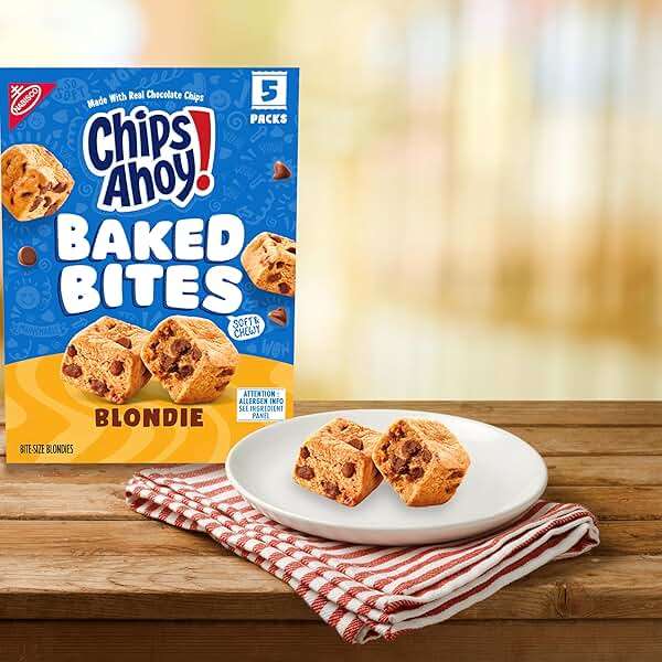 CHIPS AHOY! Baked Bites, Blondie, 5 - 1.5 oz Snack Packs (5 Bites per Pack) - Image 6