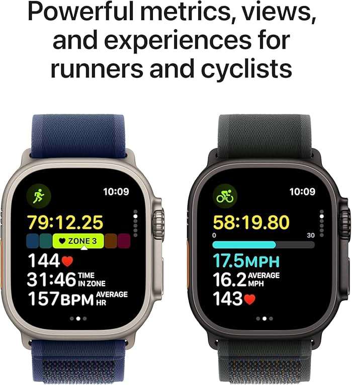 Apple Watch Ultra 2 (GPS + Cellular, 49MM) - Black Titanium Case with Black Ocean Band (Renewed) - Image 3