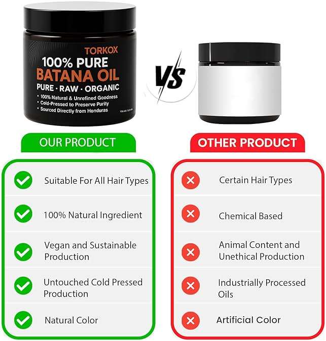 Organic Batana Oil for Hair Growth From Honduras | 100% Raw,Unrefined, Pure | Dr Sebi Scalp Care Hair Shine for Men & Women | Elaeis Oleifera Kernel | Natural Cold Press Extraction 5.3Fl oz - Image 6