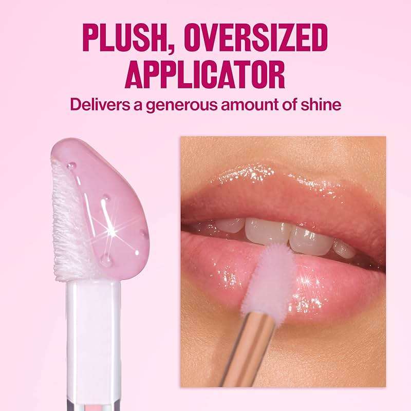 REVLON Super Lustrous Glimmer Lip Oil, Moisturizing & Tinted, Shiny Finish, Made with Plant-Based Squalane, 002 Miss Coral, 0.13 fl oz - Image 6