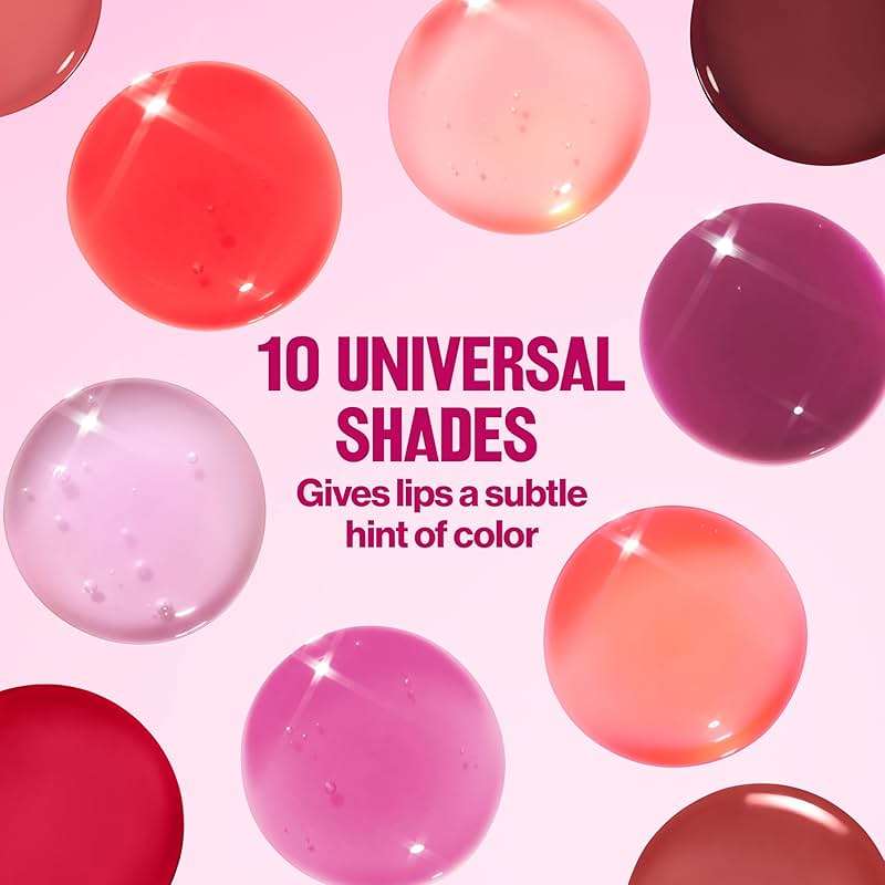 REVLON Super Lustrous Glimmer Lip Oil, Moisturizing & Tinted, Shiny Finish, Made with Plant-Based Squalane, 002 Miss Coral, 0.13 fl oz - Image 8
