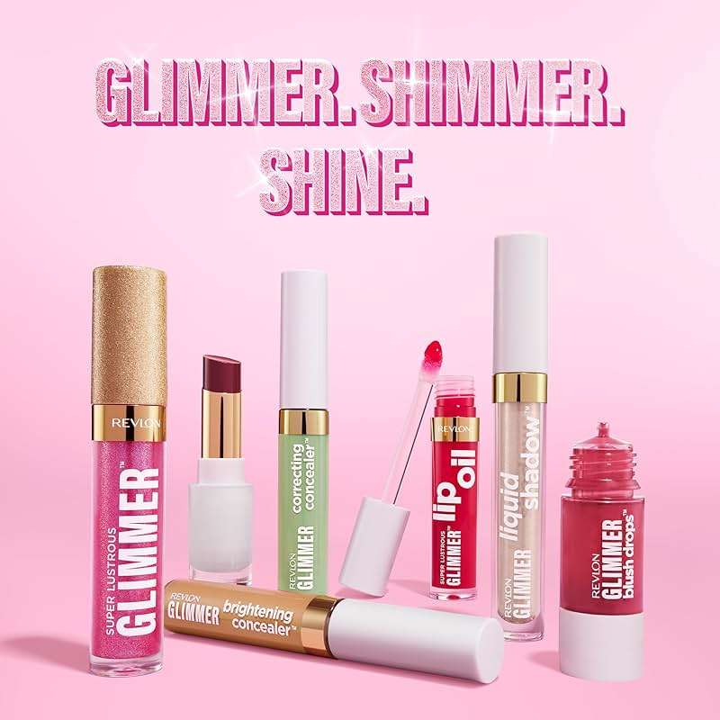 REVLON Super Lustrous Glimmer Lip Oil, Moisturizing & Tinted, Shiny Finish, Made with Plant-Based Squalane, 002 Miss Coral, 0.13 fl oz - Image 10