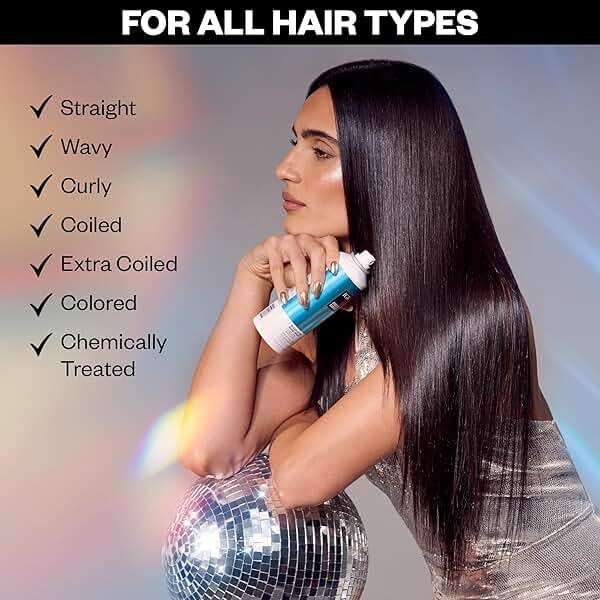 IGK Disco Disco Clear Gloss Shine Spray – High-Shine Finishing Spray with UV Protection – Vegan & Cruelty-Free - Image 5