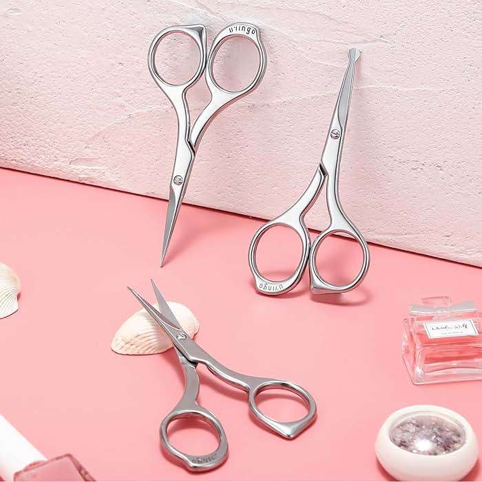 LIVINGO Nose Hair Scissors – Precision Stainless Steel Trimming Scissors with Rounded Tips, Safe and Easy Grooming for Nose, Ear, and Facial Hair - Image 6