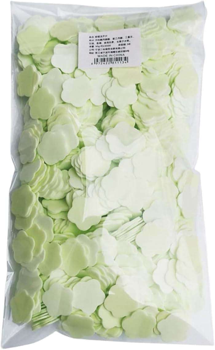 JJLFresheners 1000 Sheets Portable Disposable Paper Soap, Portable Travel Hiking Washing Hand Bath Toiletry Paper Soap - Image 1