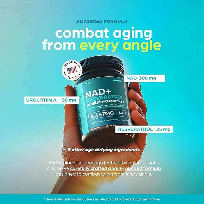NAD Supplement Extra Strength NMN Alternative Liposomal + Green Tea for Women & Men with Urolithin A, Resveratrol, CoQ10, Alpha Lipoic Acid - Image 6