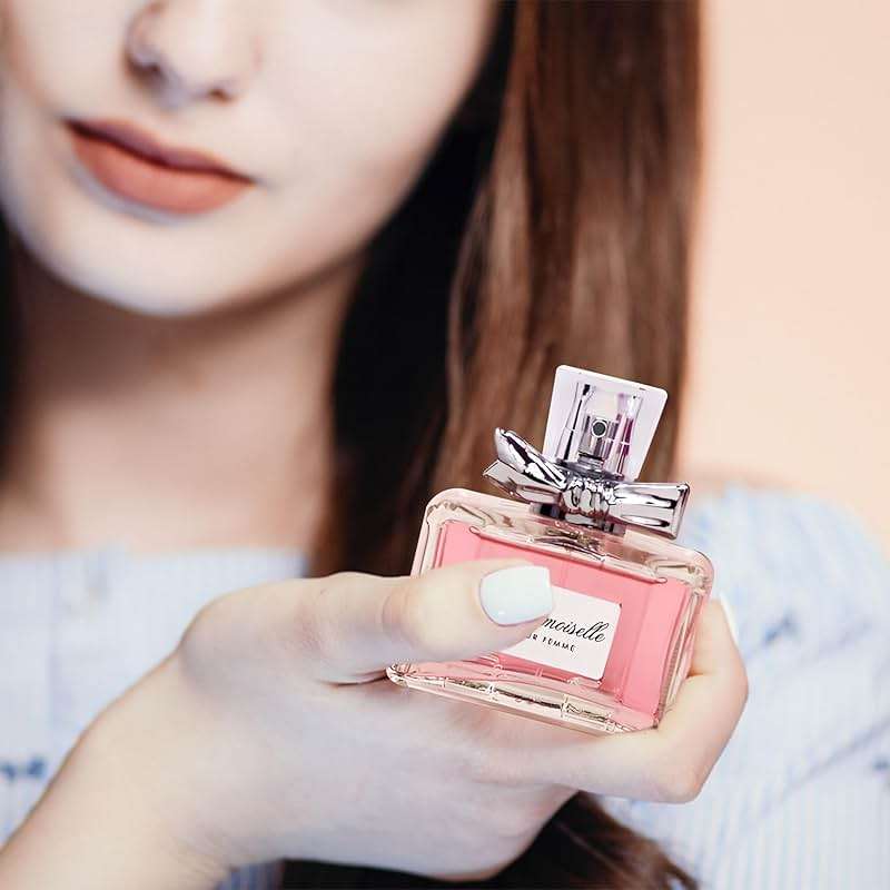 AFLUXE Women's Spray Perfume Mademoiselle Long Lasting Eau De Parfum Cologne for Women Refreshing Floral Fragrance for Casual Use,Ideal Holiday Gift,3.4 Fl Oz - Image 4