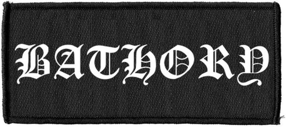 Bathory Band Logo Sew On Patch Size One Size - Image 1