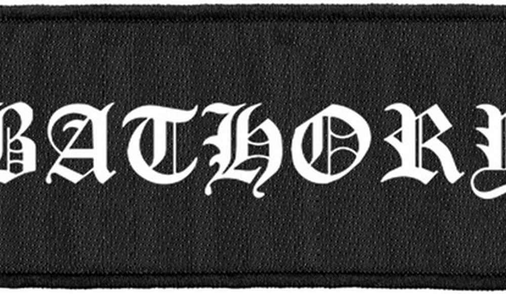 Bathory Band Logo Sew On Patch Size One Size - Image 2