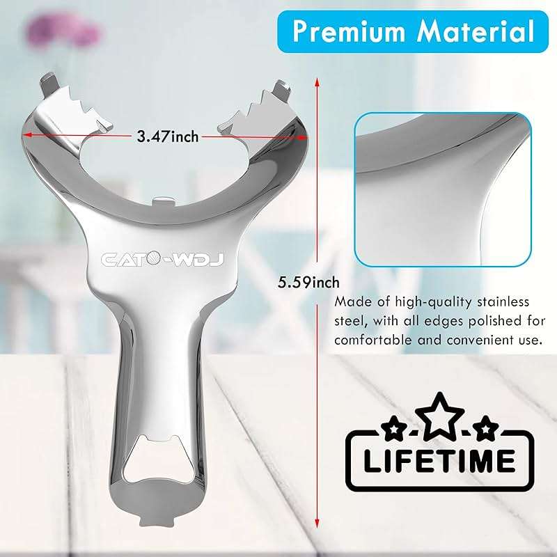 Mason Jar Opener for Canning Lids No Lid Dents or Damage,Multi-Purpose for Bottle Opener and Various Lids Canning Jar Opener,Easy Twist Manual Handheld Top Remover - Image 2