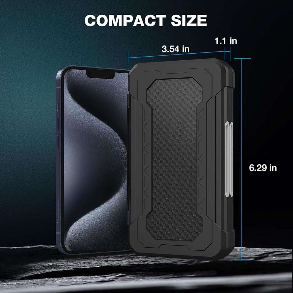 HEIYING Switch Game Case for Nintendo Switch 2/OLED, Portable Travel Carry Storage Case with 48 Game Card Slots and 24 Micro SD Cards Slots - Image 6