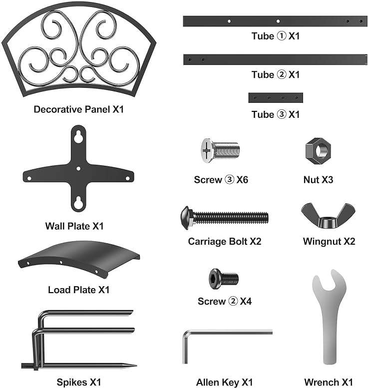 GOFORWILD Garden Hose Holder, Decorative Durable Hose Hanger, Holds 125-Feet of 5/8-Inch Hose, Made of Gauge Steel, Free-Standing Design for Outside Yard Lawn, Black - Image 4