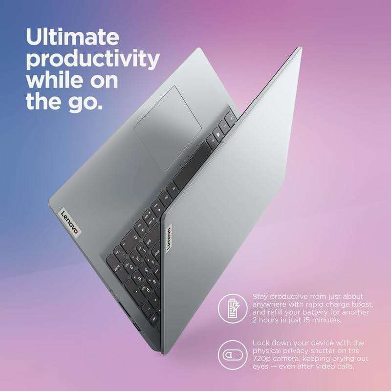 Lenovo IdeaPad Laptop 2025 15.6" FHD IPS Touchscreen for Business, 16GB RAM, 1TB Storage (500GB SSD + 500GB Ext.), 6-Core Intel i3, Wi-Fi 6, Long Battery, MarxsolAccessory, Win 11 Pro with MS Office - Image 7