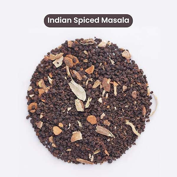 Teaniru, Indian Spiced Masala Chai Tea - 100g | Best Masala Chai with Cinnamon, Ginger, Cardamom, Clove & Black Pepper | Winter Chai Tea - Serves upto 40 Cups | Thanks Giving - Image 3