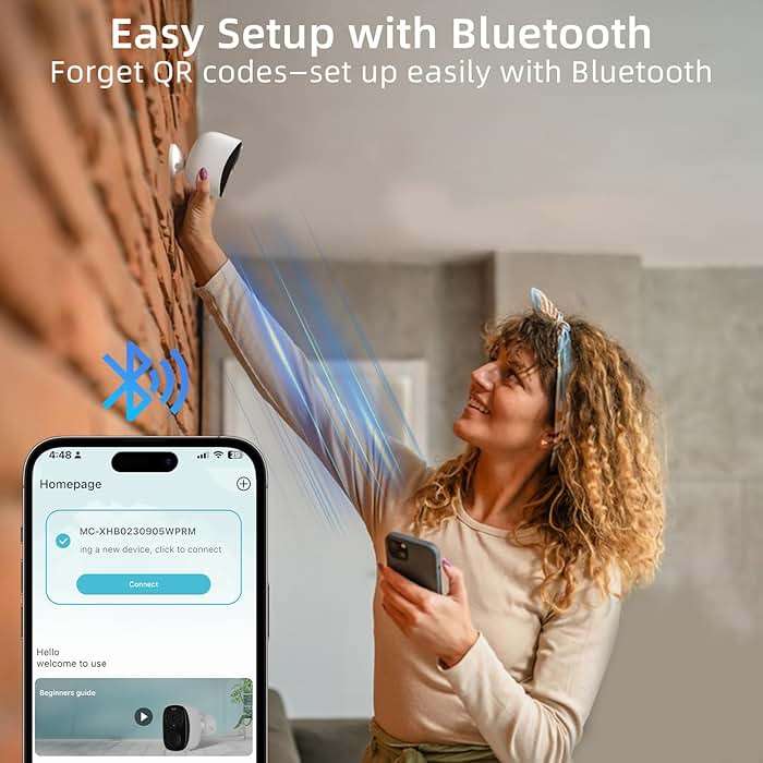 4PC 2.4G/5GHz WiFi Security Cameras Wireless Outdoor,2K Battery Home Security Camera with AI Detection,Siren, Surveillance Indoor Home Camera, Color Night Vision,2-Way Talk,IP65, Cloud/SD, Works Alexa - Image 4