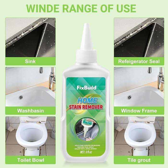 FixBuild Household Removal Gel, Multi-Purpose Removal Cleaner for Refrigerator Washer Rings, Caulk, 5 FL OZ - Image 3