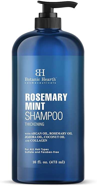 Botanic Hearth Rosemary Mint Shampoo and Conditioner Set, Thickening Formula, Promotes Hair Growth and Scalp Health Sulfate Free & Paraben Free, for Men & Women | 16 fl oz - Image 1