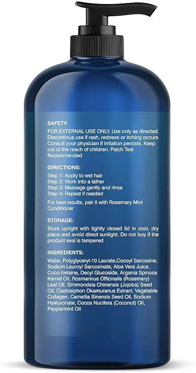 Botanic Hearth Rosemary Mint Shampoo and Conditioner Set, Thickening Formula, Promotes Hair Growth and Scalp Health Sulfate Free & Paraben Free, for Men & Women | 16 fl oz - Image 2