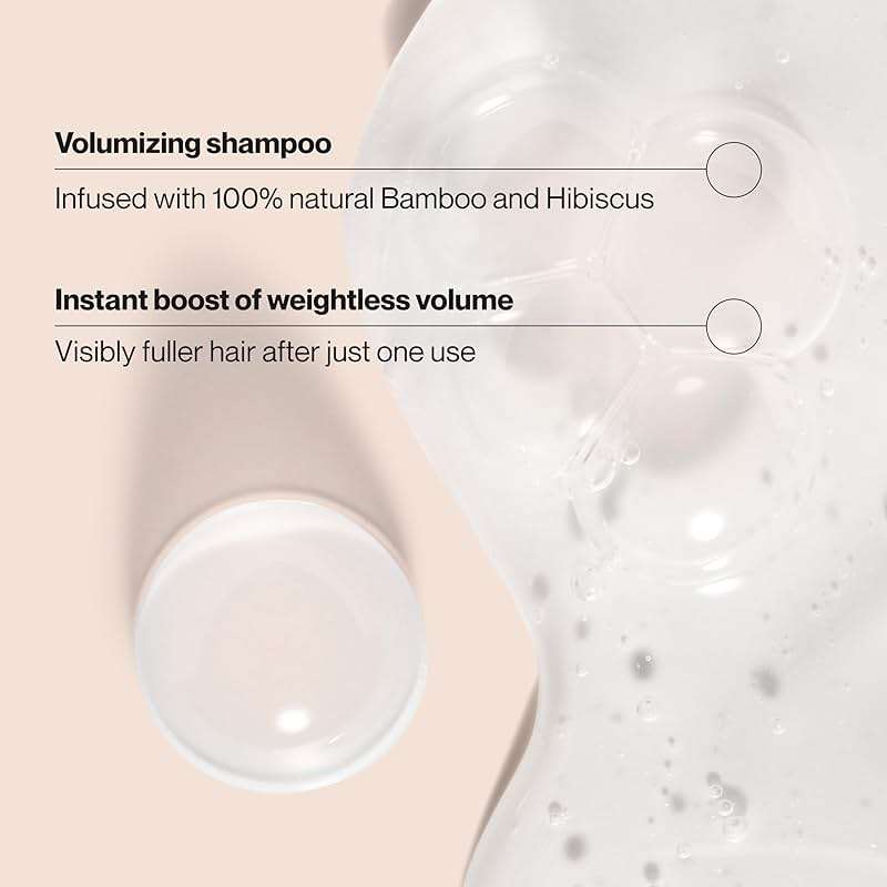 Suave Bamboo & Hibiscus Volumizing Shampoo, for Fine and Flat Hair, Salon Proven System for Boosting Hair Volume and Body, 28 oz, 4 Pack - Image 3