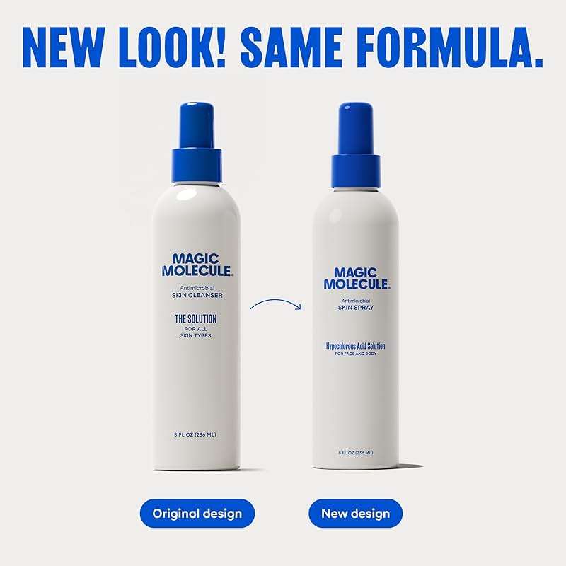 Magic Molecule Skin Cleanser for All Types, Hypochlorous Acid Spray Helps Heal Acne Prone, Eczema and Itchy Rashes and 50 Other Skin Ailments, 8 oz Spray (Pack of 3) - Image 2