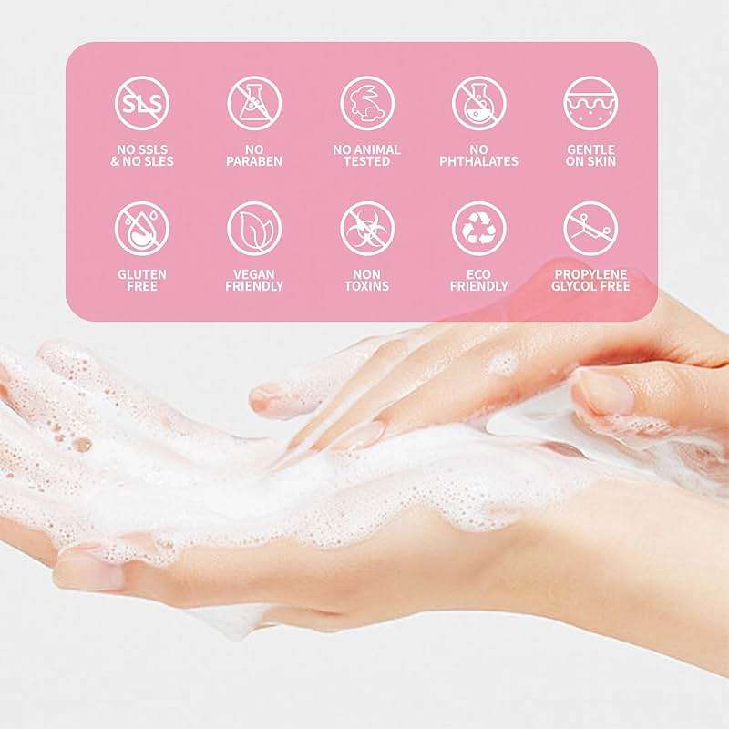 YUCO Scented Foaming Hand Wash Effective Clean Hands, Eliminate Odor Retain Fragrance, Gentle Hand Care, Liquidless Packaging No Leaking Outdoor Travel Essentials (1 Bottle 250ML, 8.4OZ, Floral Ocean) - Image 5