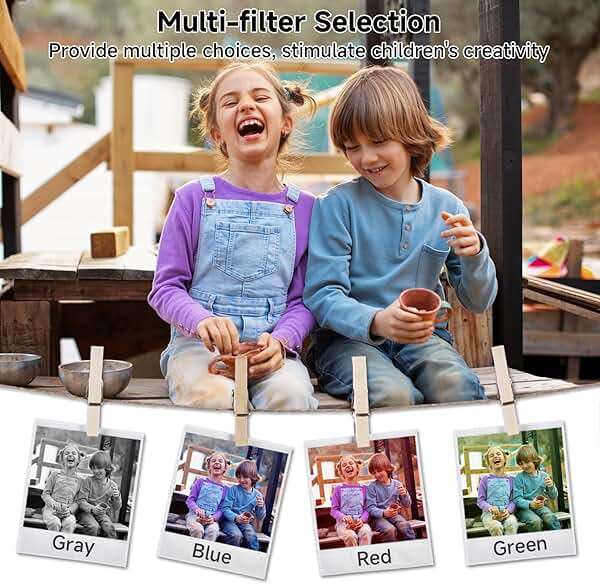 Digital Camera, FHD 4K Digital Camera with 64GB SD Card, 44MP Digital Point and Shoot Camera, 16X Digital Zoom, Anti Shake, 3-LED Fill Lights, Compact Camera for Kids Teen Boys Girls, Blue - Image 3