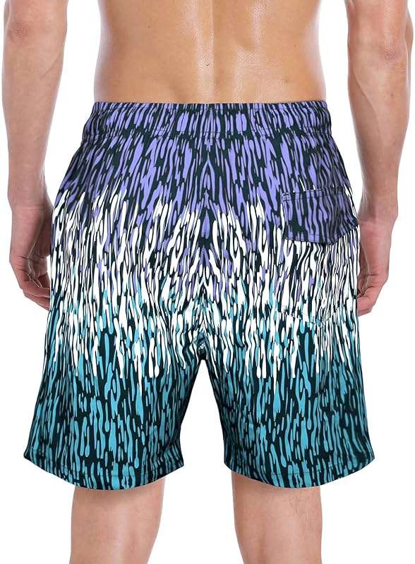 MILANKERR 5.5 inch Mens Swim Trunks with Compression Liner,Mens Bathing Suit Quick Dry Stretch Swimming Trunks - Image 6
