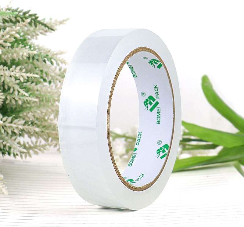 BOMEI PACK 8Rolls Clear Tape Refills for Dispenser, Transparent Gift Wrap Tape 3inch Core for Home, Office, 3/4inch x 60yds - Image 2