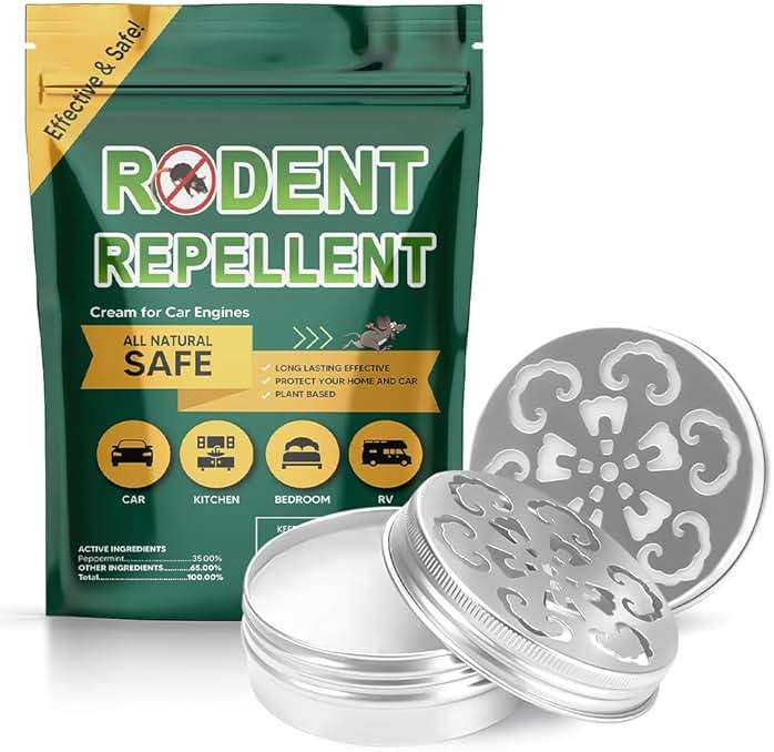 UDyoude Rodent Repellent for Car Engines, Mouse Repellents for Car, Pest Repellant, Cars Rodent Repellent Under Hood, Keeping Rodents Out of House, Peppermint to Repel Mice and Rat Repellent-2P - Image 1